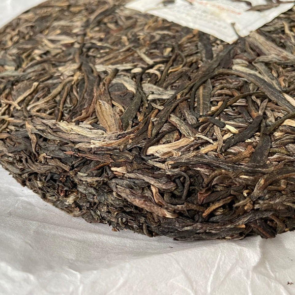 HelloYoungTea MENGKU Mang Fei Gu Shu Muyechun Puer Tea Mangfei Pu-erh Tea Cake 2013 500g Raw