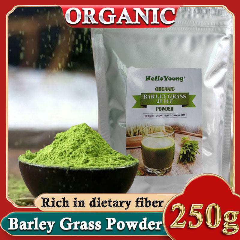 HelloYoung HelloYoung Organic Wheat Grass Powder 250g, Wheatgrass Powder for Immunity Support and Whole Food Supplement, Rich in Fibers, Vitamins Main image