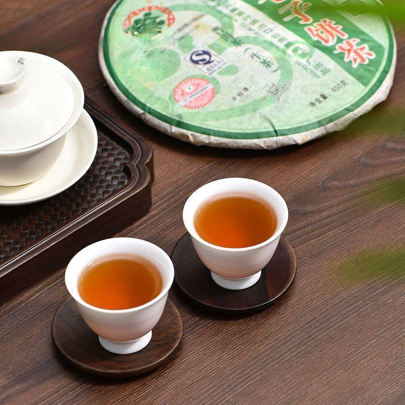 HelloYoungTea Kunming Tea Factory Early CNNP Spring Silver Tips Pu'er Tea Cake 2007 400g Raw