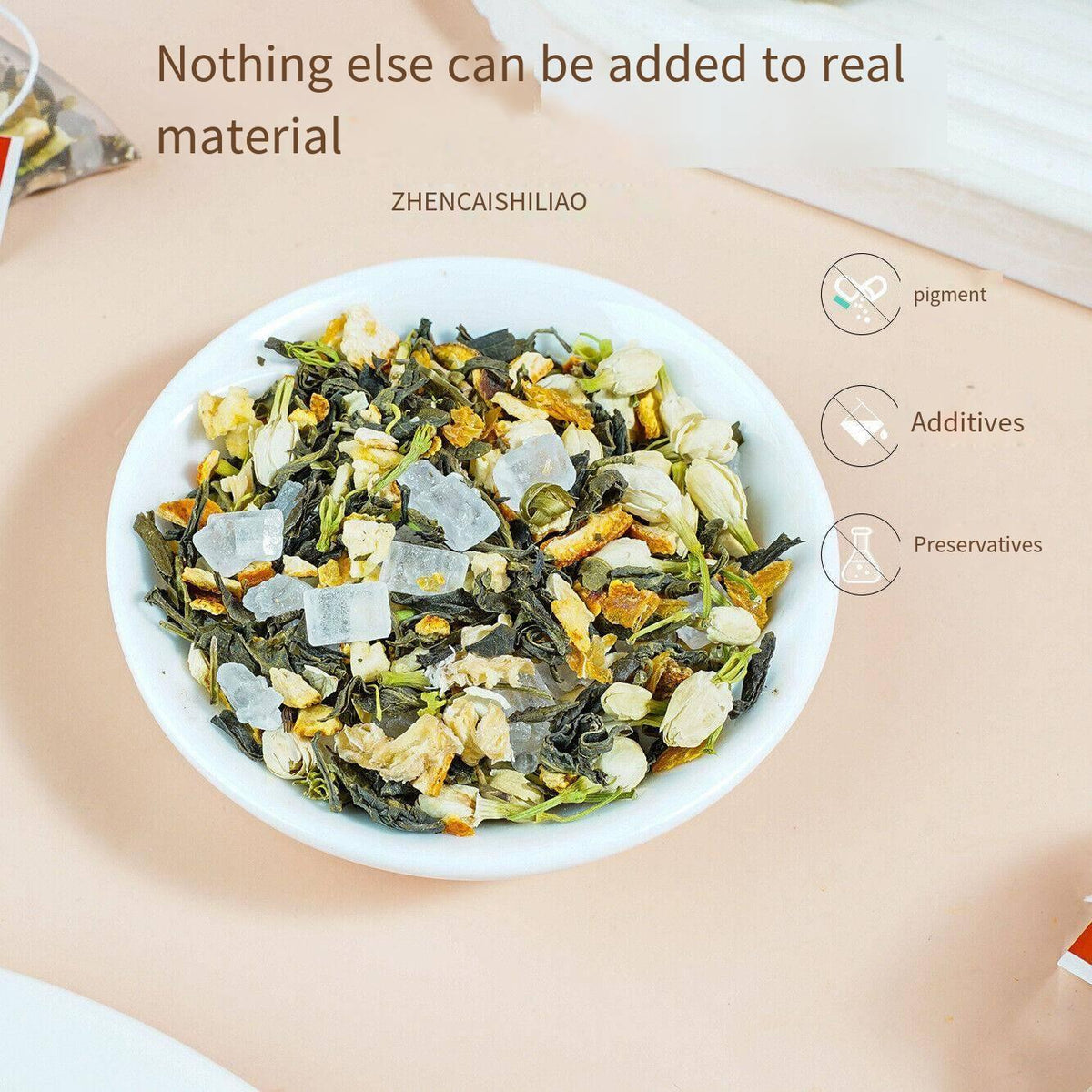 HelloYoungTea Orange Jasmine Tea Individually Packaged Flavored Tea Beauty Slimming Tea