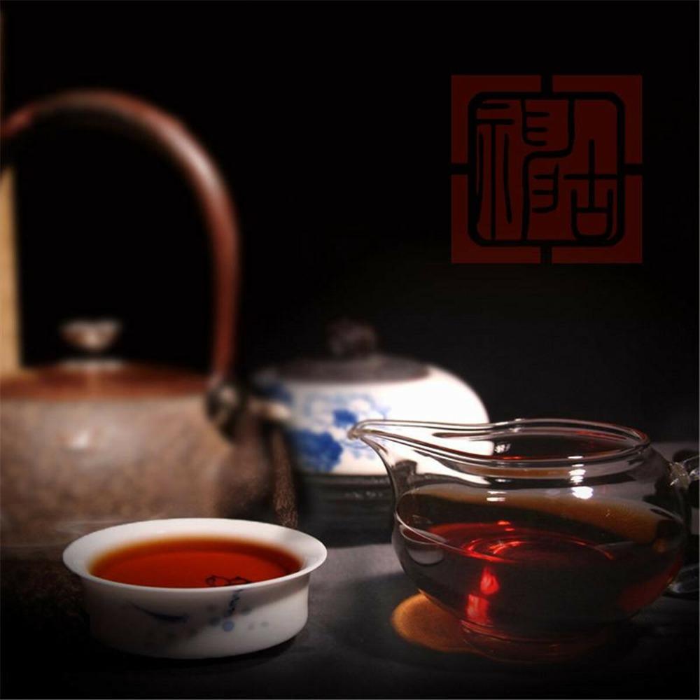 HelloYoungTea Yunnan Pu Erh Tea Cake Ripe Black Tea Natural Organic Healthy Drink 357g