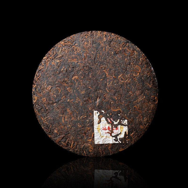357g Iceland Pu'er Ripe Tea Yunnan Pu'er Tea Ancient Tree Tea Pu'er Tea Cake