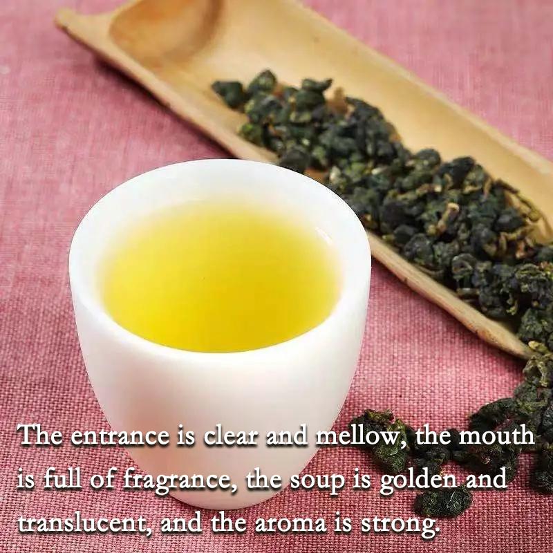 HelloYoungTea HelloYoung Taiwanese High Mountain Milk Oolong Tea Jinxuan Oolong Loose Leaf Milk Tea Strong aroma resistant to brewing