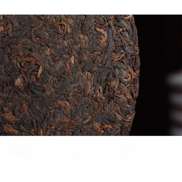 357g/Cake Yunnan Pu'er Tea Cooked Tea Cake Yunnan Qizi Cake Tea Pure Ingredients