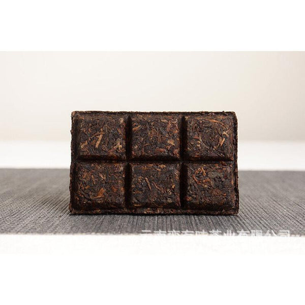HelloYoungTea 50g Banzhang Golden Bud Cooked Brick Aged Palace Ripe Tea Yunnan Puerh Tea,