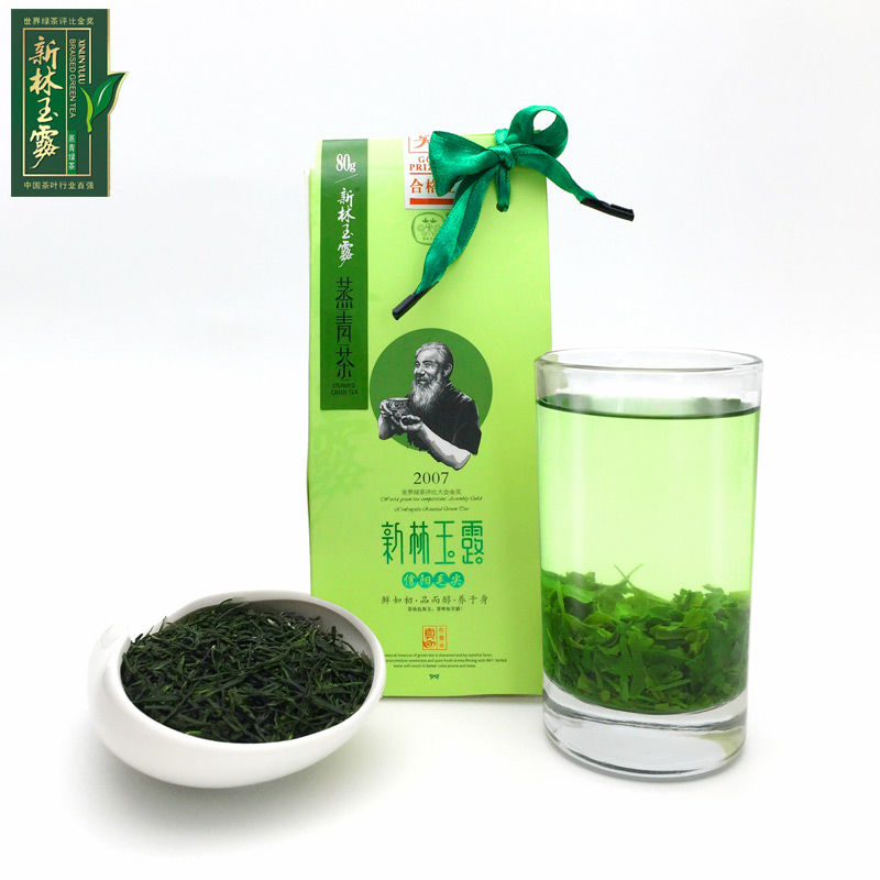 HelloYoung Original Green Tea Premium Gyokuro Organic Jade Dew Aromatic Green Tea 80g Main image