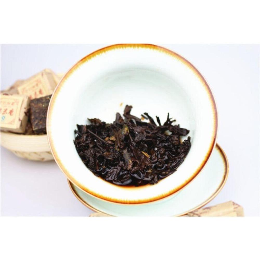 HelloYoungTea 500g Yunnan Menghai Glutinous Rice Pu-erh Tea Pu-erh Mini Tuocha Square Brick