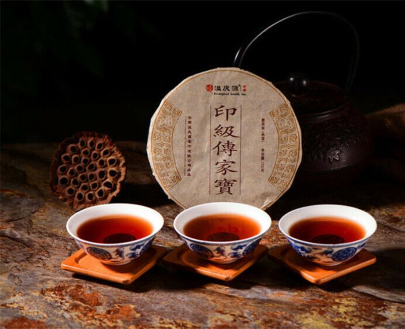 HelloYoungTea Puer Cooked Tea Puerh Tea 100g Palace Small Brick Puer BlackTea Yunnan Green Tea