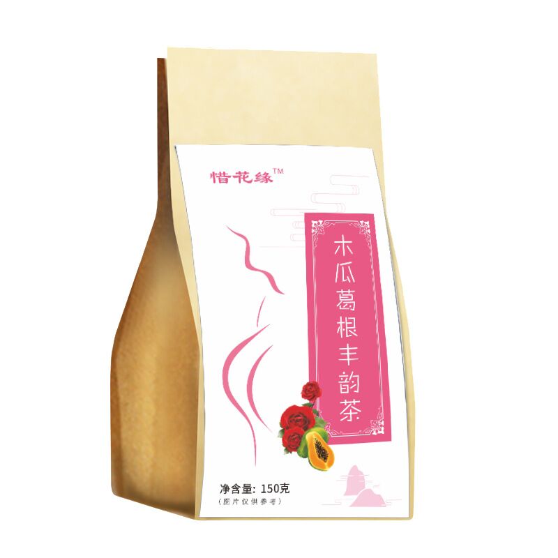 Papaya Pueraria Root Konjac Tea Healthy Herb Tea Bag 120g Main image