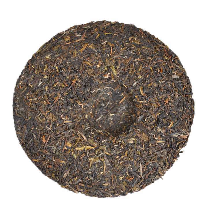 HelloYoungTea TAETEA 7582 * Classic Raw Pu'er Tea Menghai Dayi Puer Tea Cake Green 2014 357g