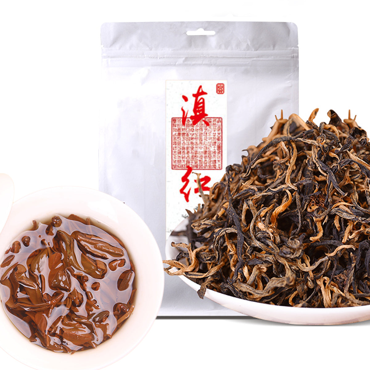 HelloYoung Hong Mao Feng Tea Yunnan Dianhong Gong Fu Red Tea Dian Hong Chinese Black Tea