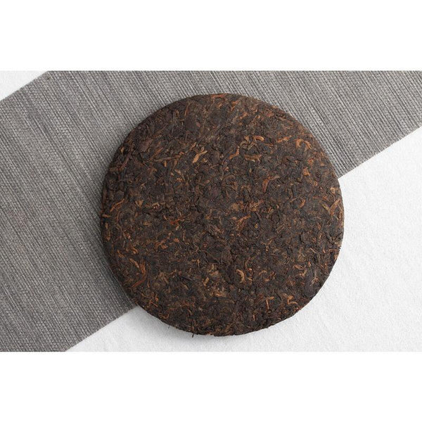 357g Yunnan Puerh Ripe Tea Dry Storage Ripe Tea Menghai Flavor Seven Seed Cake