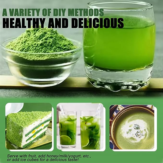 HelloYoung HelloYoung Imported Unsweetened Premium Organic Barley Grass Contains Iron Vitamin C, & Vitamin E – Non-GMO