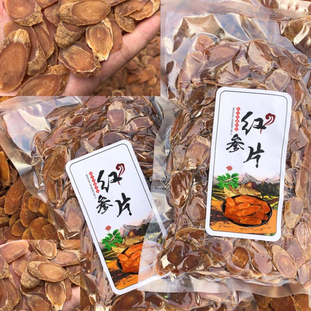 HelloYoungTea Korean Red Ginseng Root Slices 250g for Herbal Tea