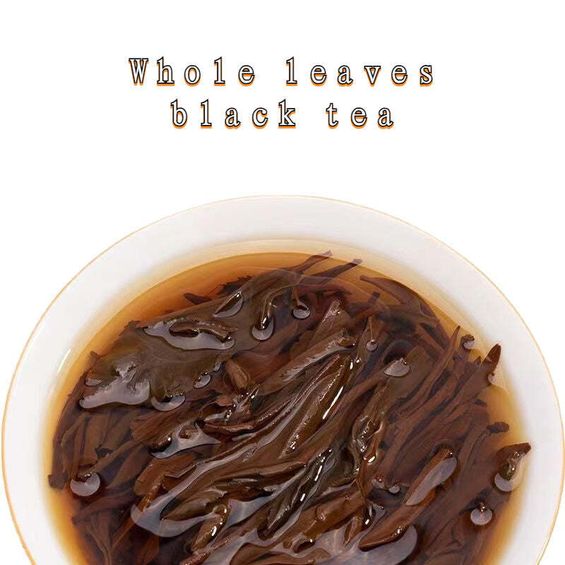 HelloYoungTea 250g Yunnan Dian Hong Black Tea Big Leaf Kungfu Black Tea Bagged Chinese Red Tea