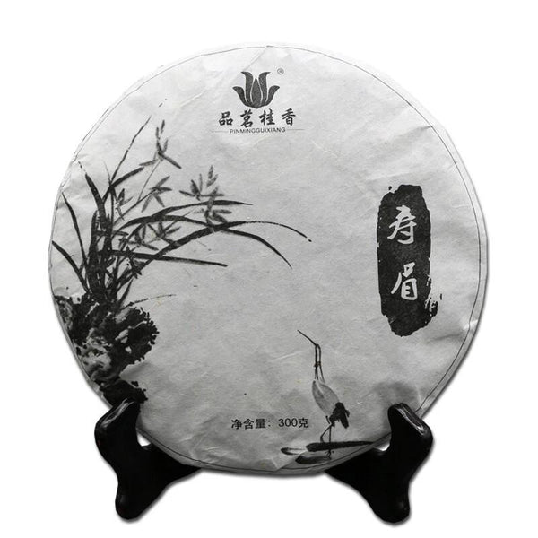 HelloYoungTea Fuding Organic Gong Mei Tribute Eyebrow High Mountain White Tea Shou Mei 300g