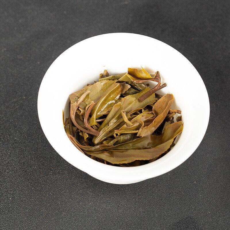 HelloYoungTea 357g Yunnan Puerh Tea Ripe Tea Bulang Mountain Big Tree Tea