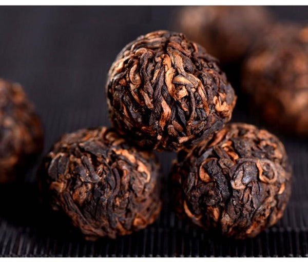 HelloYoungTea Yunnan Dragon Pearl Ripe Pu-erh Tea Premium Mini Tuo Balls 500g