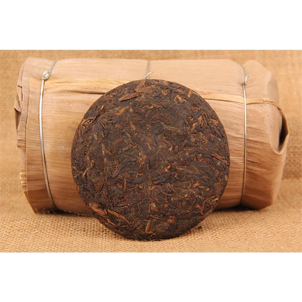 HelloYoungTea 100g Pu-erh Ripe Tea Cake, Old Ban Zhang China Black Tea