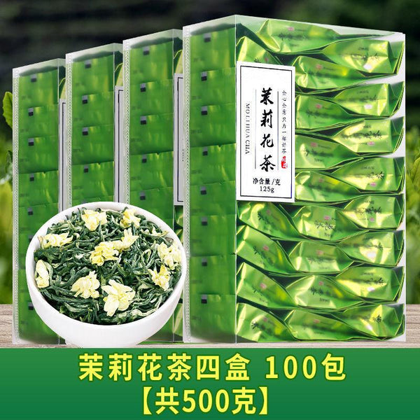 HelloYoungTea Jasmine Tea Strong Aroma Tea Green Tea Bag Independent Small Packaging 125g