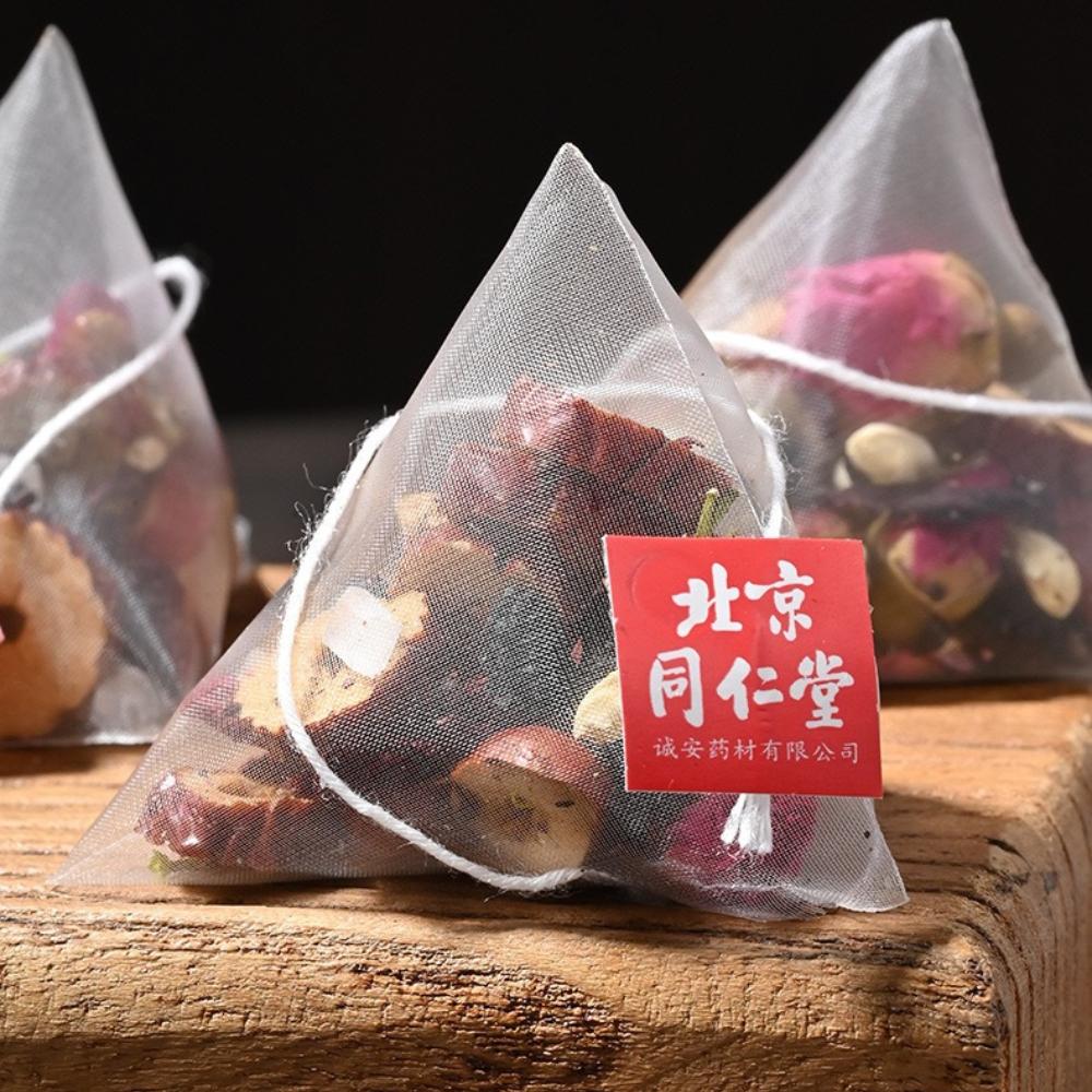 HelloYoungTea Beijing TongRenTang Rose Roselle Tea Red Date Mulberry Jasmine Health Tea