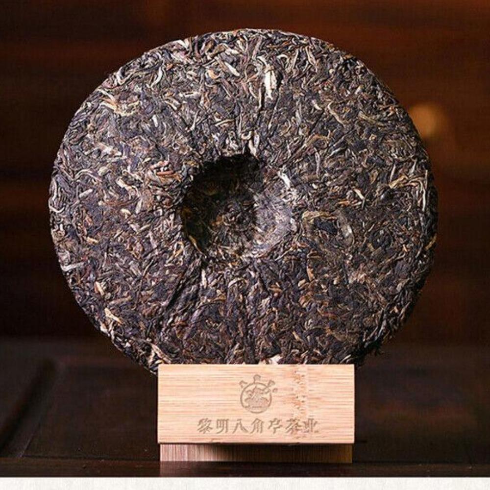 HelloYoungTea 2007 Bajiaoting Daughter Tribute Brown Mt. Arbor Ancient Tree Pu'er Raw Tea 357g