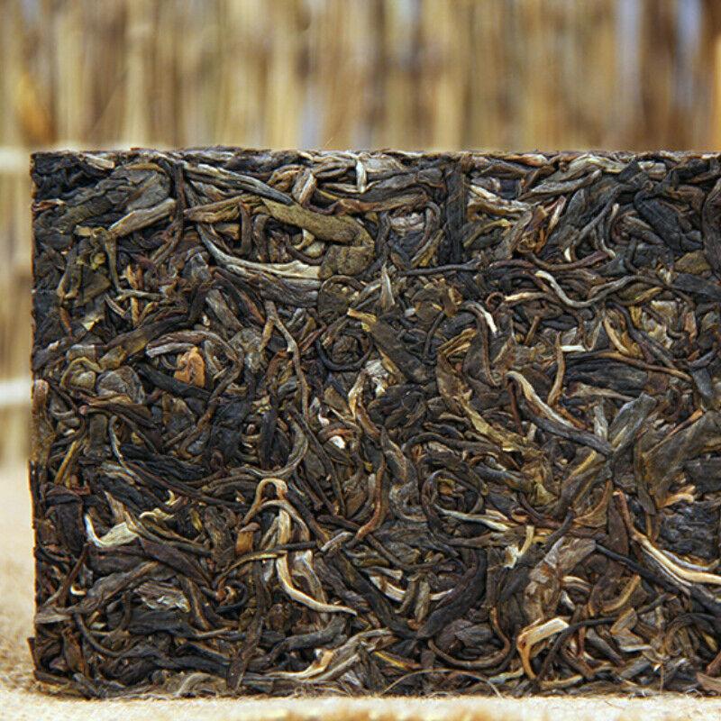 HelloYoungTea 250g High Mountain Arbor Tree Raw Pu'er Tea Brick Yunnan Pu-erh Green Tea Gift