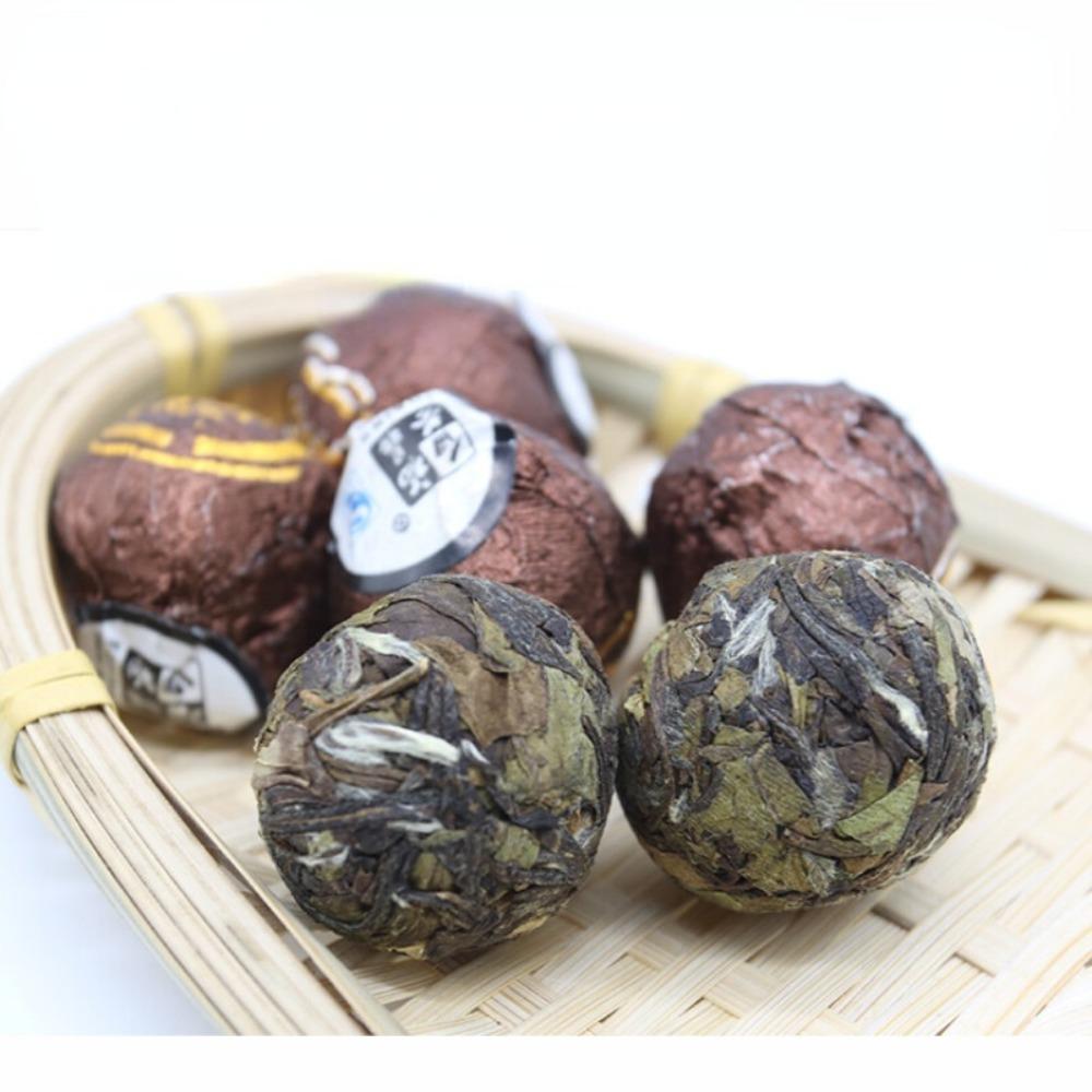 HelloYoungTea 2017 Premium Grade Fuding White Tea Ball Peony Pressed Cake 500g