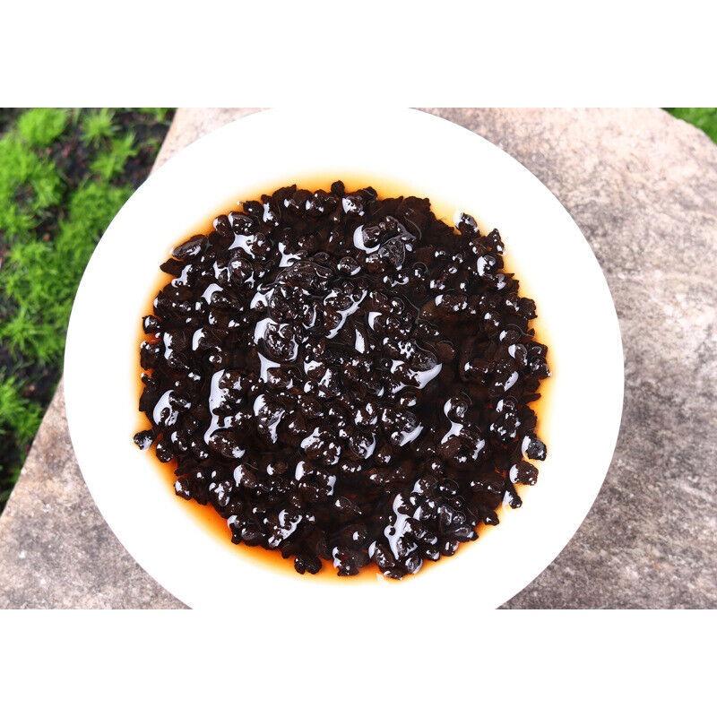 HelloYoungTea Yunnan Menghai Old Ripe Pu'er Tea Glutinous Fragrant Tea Fossil Broken Silver