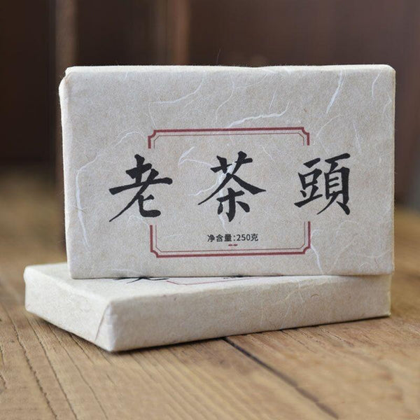 Yunnan Menghai Aged Ripe Puer Tea Brick 250g 云南勐海陈年熟普洱砖茶 250克