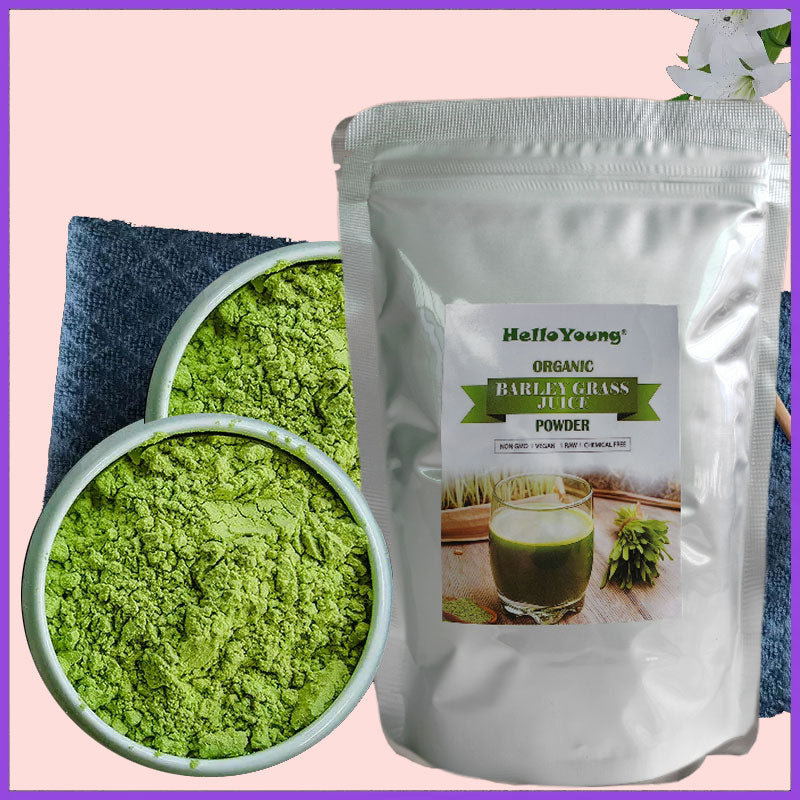 HelloYoung Barley Grass Powder Mix Barley Grass/ Matcha/ Celery weight loss body detox keto diet Main image