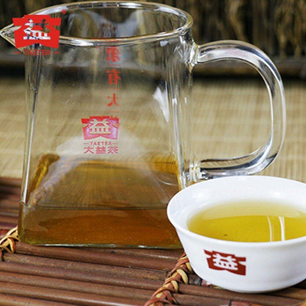 HelloYoungTea 2012 Dayi 7542 Shen Puer Tea Random Batch TAETEA Raw Pu-erh Tea 357g