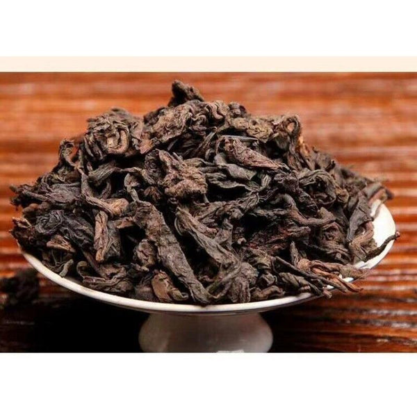 HelloYoungTea 500g Yunnan Pu'er tea ripe tea camphor pu'er tea loose tea big leaf seed ripe