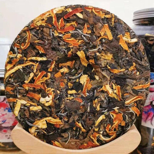 HelloYoungTea 2020 Aged Tangerine Peel Gongmei White Tea, 300g 2020年陈皮贡眉白茶，300克