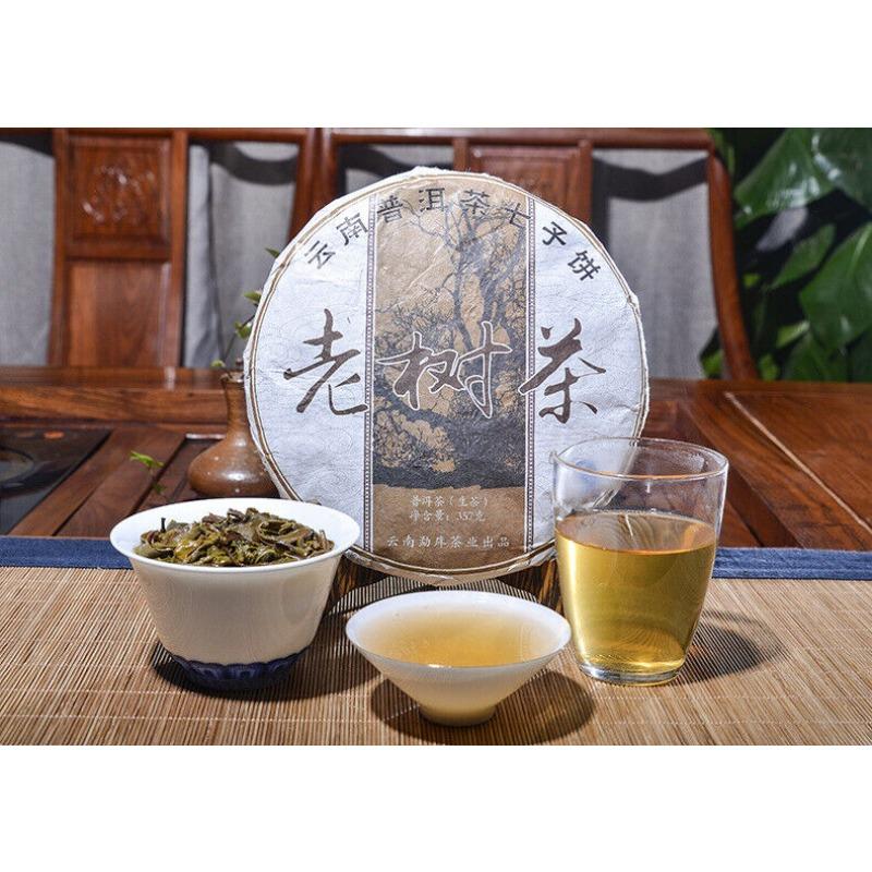 HelloYoungTea Pu'er Raw Tea Cake Old Tree Tea Pu'er Raw Tea Cake 357g Pu'er Raw Tea Cake