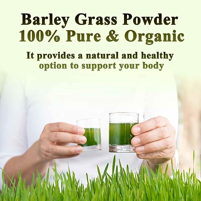HelloYoung Barley grass official store Organic Barley Grass Powder original 250g lowering cholesterol, beautiful skin, healthy slimming drink