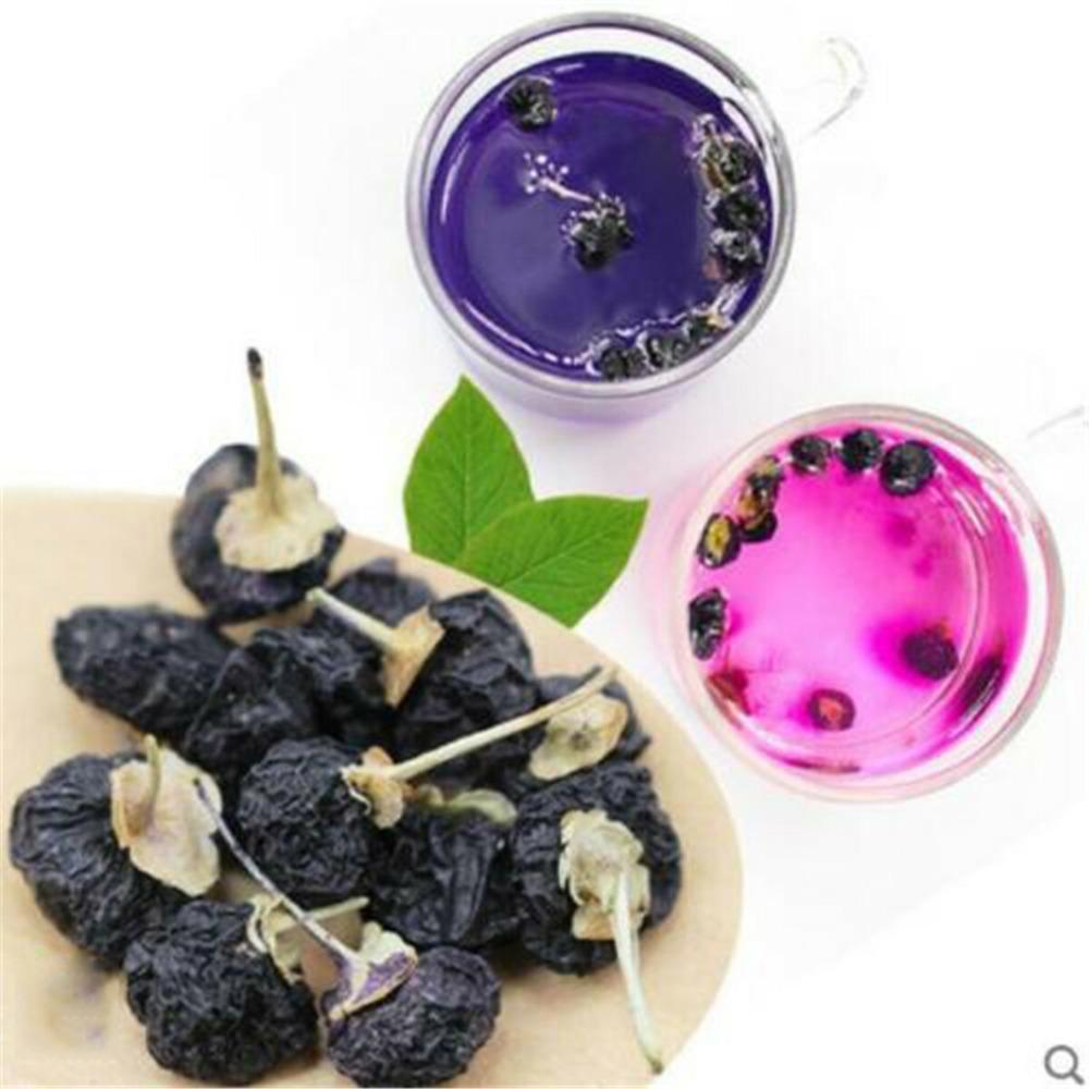 HelloYoungTea Dried Goji Berry Wild Black Wolfberry Herbal Tea Chinese Superfood