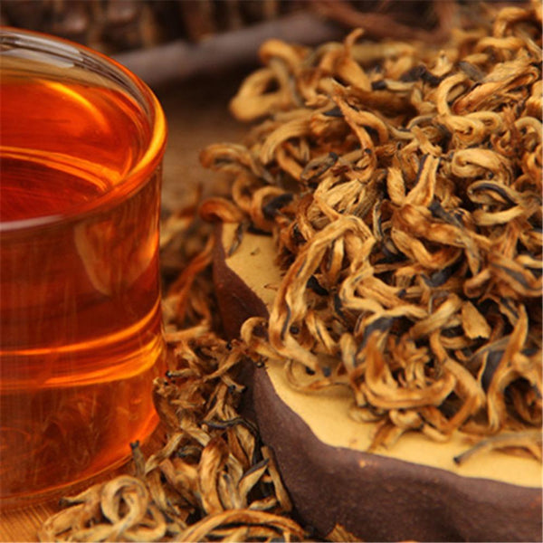 HelloYoungTea Yunnan Black Tea Honey Aroma Golden Buds Fengqing Dian Hong Kung Fu 100g