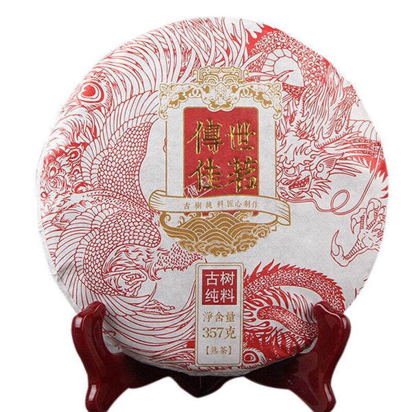 Yunnan Pu'er Ripe Tea Cake 357g
