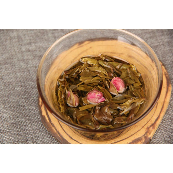 HelloYoungTea Puer Ancient Tree Handmade Rose Flower Tea 500g Green Food Grade