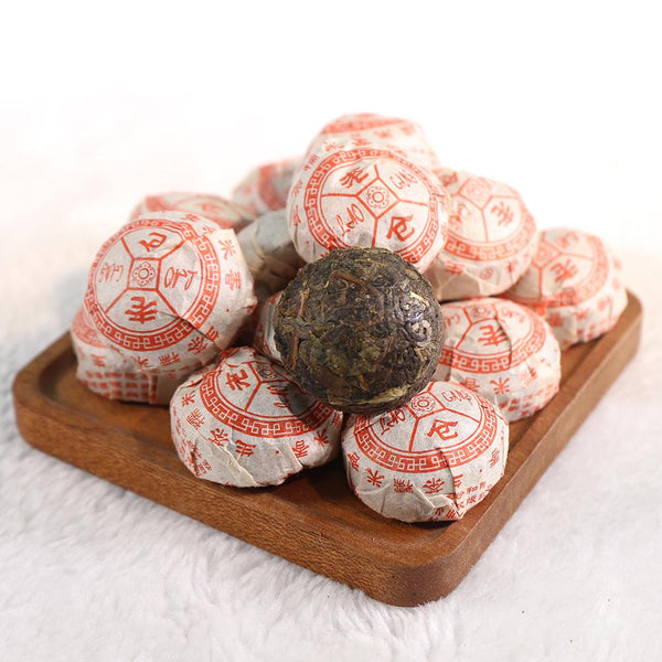 HelloYoungTea Laocang Raw Pu'er Tea 500g 2015 Sticky Rice Aroma