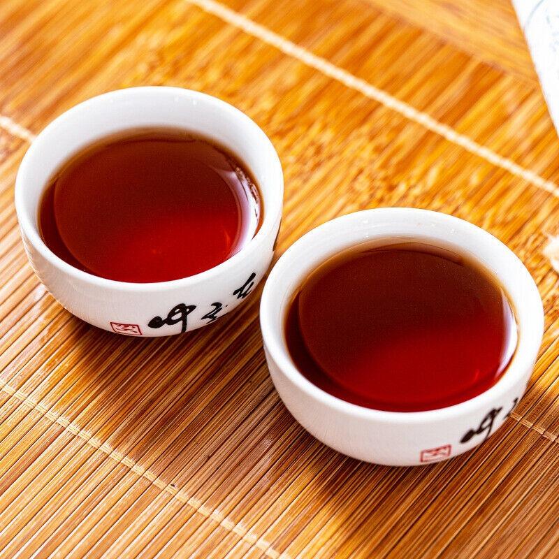 HelloYoungTea 250g Menghai Banzhang Yunnan Pu'er Tea Aged Brick Ripe Cake Old Brick Tea