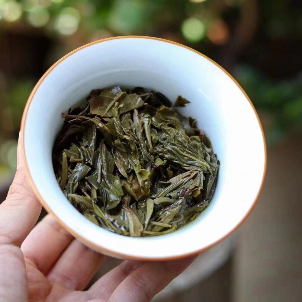 HelloYoungTea 250g Yunnan Sheng Puerh Tea Brick 2022 Laobanzhang Raw Pu-erh Brick Tea Puer Tea