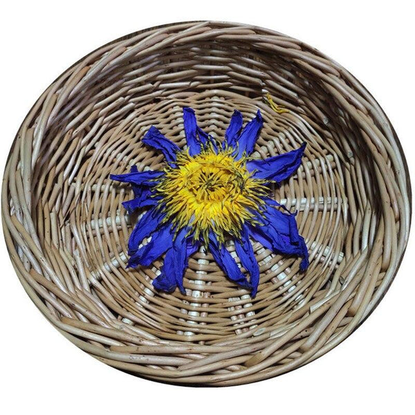 HelloYoungTea 2023 New Blue Lotus Flower Tea, Fresh Egyptian Blue Water Lilies, Dried Blue Lotus Flowers, 50g 2023年新品蓝莲花茶，埃及新鲜蓝睡莲，干蓝莲花，50克
