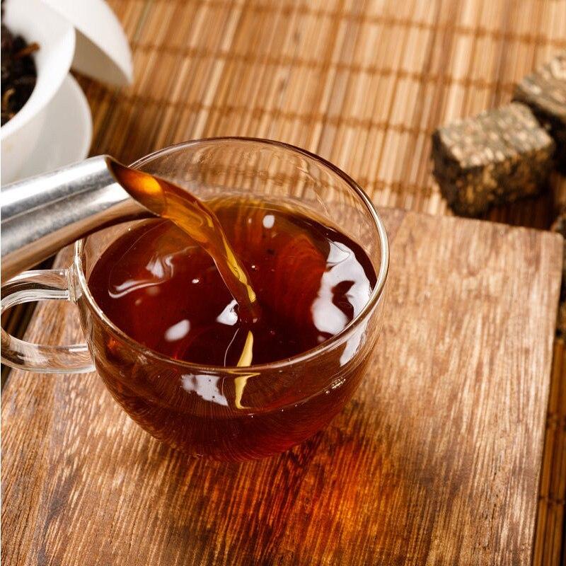 HelloYoungTea 2015 Anhua Dark Tea Qian Liang Cha, Portable with Floral Aroma, 500g 2015年安化黑茶千两茶，便携装，花香型，500克