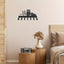 CIFbuy™ 1 Piece Black Metal Iron Wall Decor - Exquisite Design with Decorative Charms & Utility Hooks, Perfect for Personalized Interior Beautification, Stylish Home Decor for Living Spaces, Functional Art to Add Unique Charm Home Furnishing