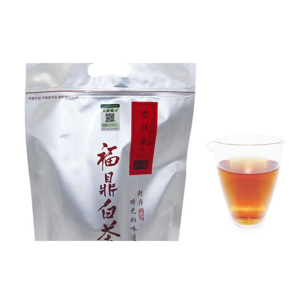 HelloYoungTea 500G Fuding White Tea Shoumei Gold Coin White Tea Round Cake 1 Capsule 1 Bubble