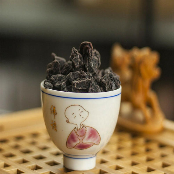 HelloYoungTea Natural Dried Smoked Black Plum Fruit Tea Healthy Herbal Drink