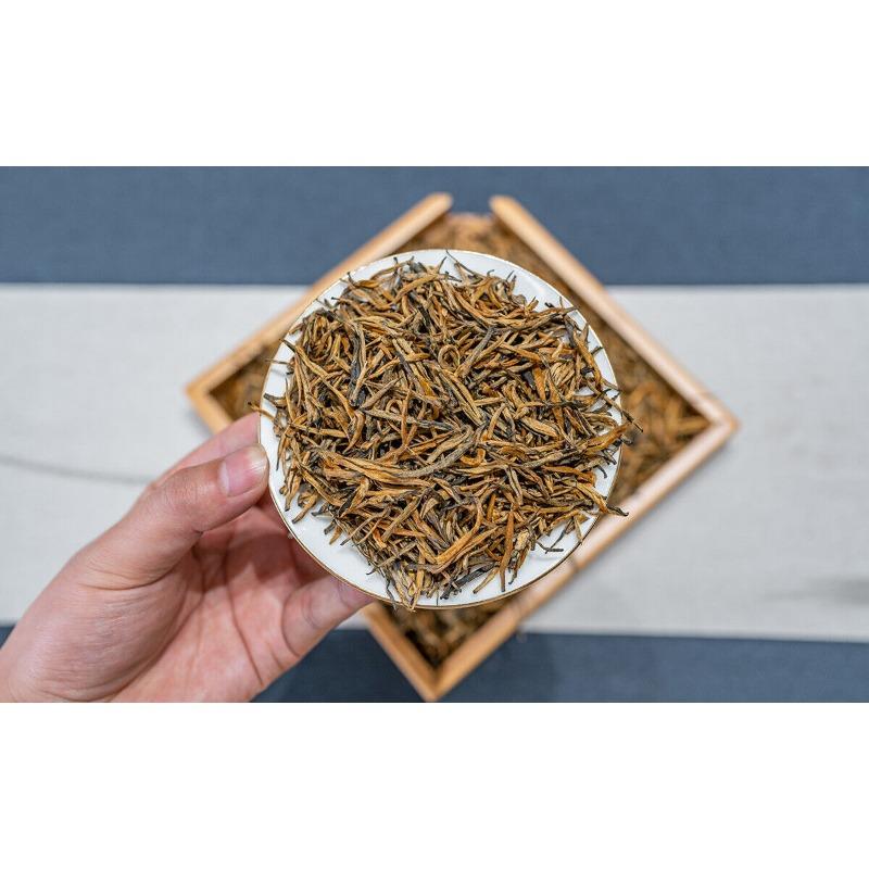 HelloYoungTea 500G Yunnan Black Tea Mini Gold Needle Fengqing Dian Hong Tea Small Gold Needle