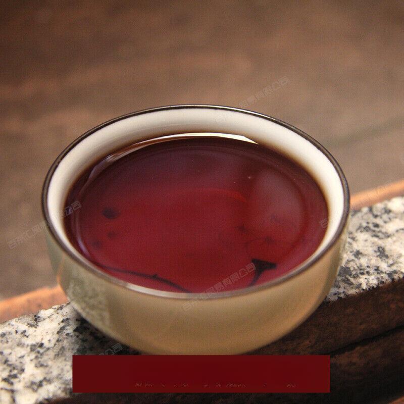 HelloYoungTea 2014 Yunnan Pu'er Tea Menghai BOYOU Bamboo Shell Brick Puer Cooked Tea 250g Ripe